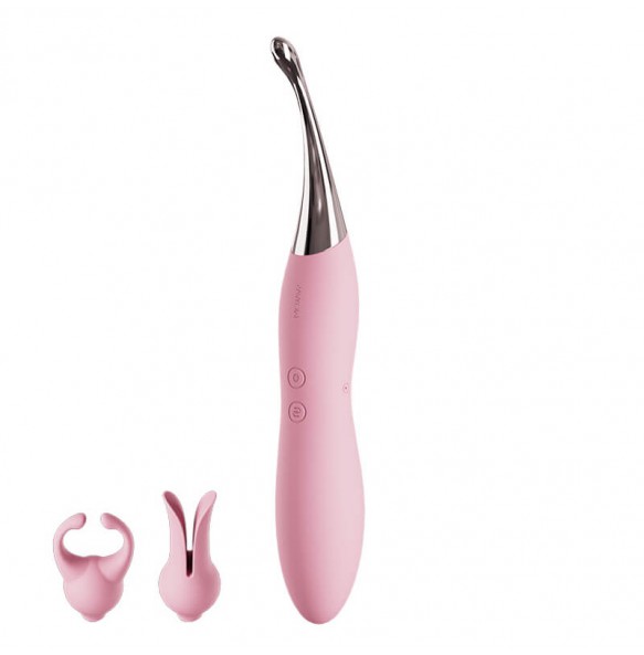 USA SVAKOM - Beatrice Double-Head Vibration Clitoral Tip Stimulator (Chargeable - Pink)